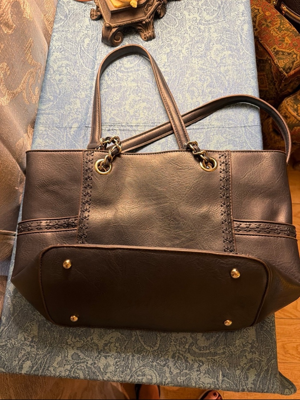Elegant Black Tote Bag